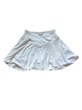 Hollister White Circle Mini Crossover Skirt